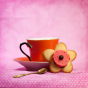Magnets lave vaisselle Tea time Fleurs de Gourmandises