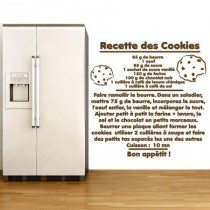 Stickers recette Cookies