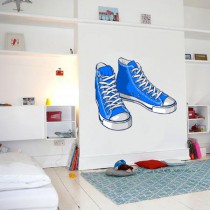 Stickers Blue sneakers
