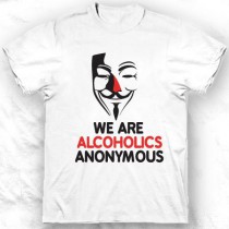 Tee-shirt col rond anonymous