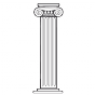 Stickers colonne grecque
