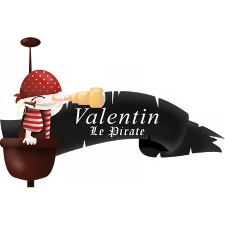stickers collection les pirates Drapeau Vigie