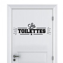 Stickers Toilette Homme
