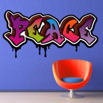 Stickers Graffiti Peace