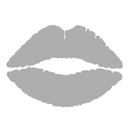 Stickers vitre kiss
