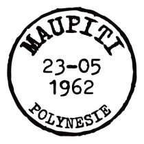 stickers timbre Maupiti à personnaliser