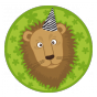 Badge Lion Party