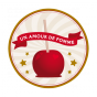 Badge bonbon - Pomme d'amour