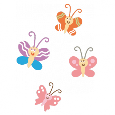 Stickers papillons 1