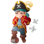 Stickers capitaine - ptits pirates