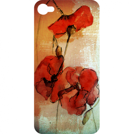 Stickers iPhone coquelicots