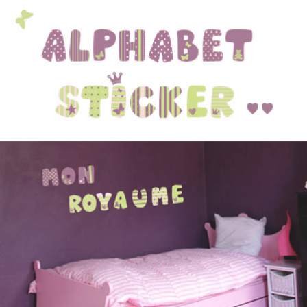 Stickers Lettre B1 - Alphabet Sticker Tonic