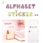 Stickers Lettre D1 - Alphabet Sticker Tonic