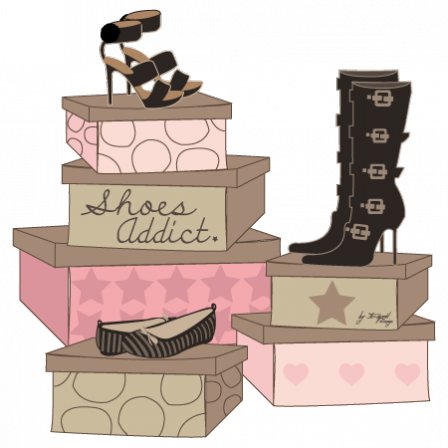 Stickers Shoes Box