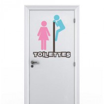 Stickers Toilette