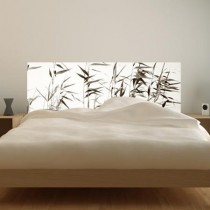 Stickers tête de lit zen bambous