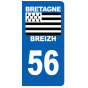 Stickers plaque 56 Bretagne