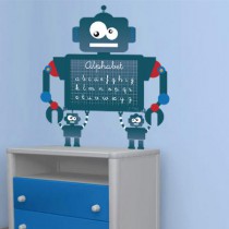 Stickers Robot Alphabet