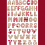 Stickers gommettes - Alphabet British