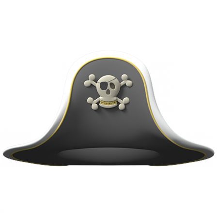 Stickers chapeau pirates