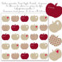 Stickers gommettes - Sweet Apple British