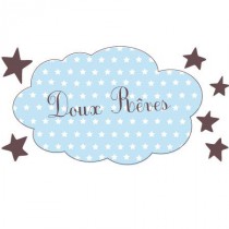 Stickers Sweet Graphique - Nuage Doux Reves
