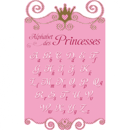 Stickers Alphabet Princesse