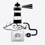 Stickers prise phare