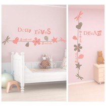 Stickers Sweet Graphique - Guirlandes Floral Dream - Rosée praline