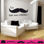 Stickers Cinéma Moustache