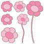 Stickers Fleurs Mini Lili