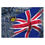 Stickers PC drapeau anglais et jeans