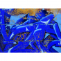 stickers PC horizontal graffiti arabesques bleues