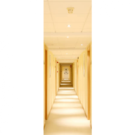 stickers PORTE vertical couloir beige