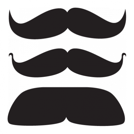 Stickers prise moustache