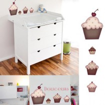 Stickers illustration -  Cup Cake - Douceurs