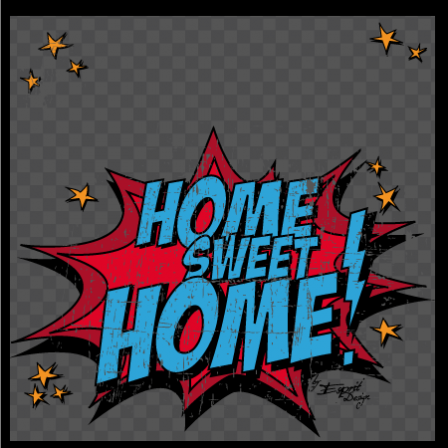 Stickers Boîte aux lettres Sweet Home