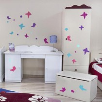 Stickers Papillons Aurore