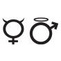 Stickers symbole homme femme