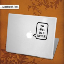 Stickers Mac I Love Big Apple