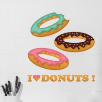 Stickers I love Donuts