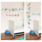 Stickers Sweet Graphique - Guirlandes Floral Dream - Bleu praline - BIS