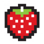 Stickers retro gaming fraise