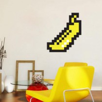 Stickers rétro gaming banane