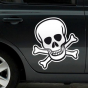 Stickers voiture Skulls Tête de mort