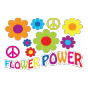 Stickers voiture Flower Power