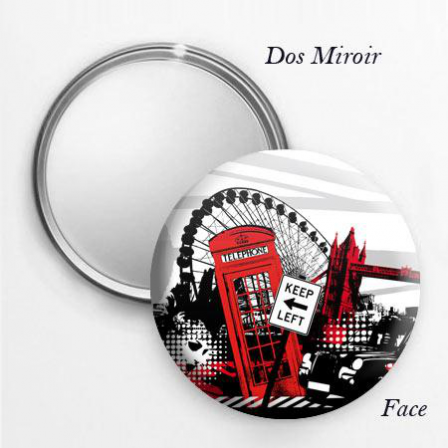 Miroir de poche London graphic 1