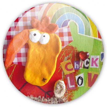 Badge Chickn love