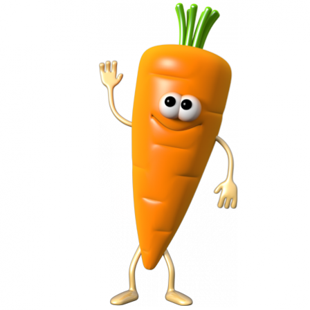 Stickers Légumignons carotte