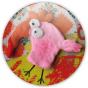 Badge Pink rooster